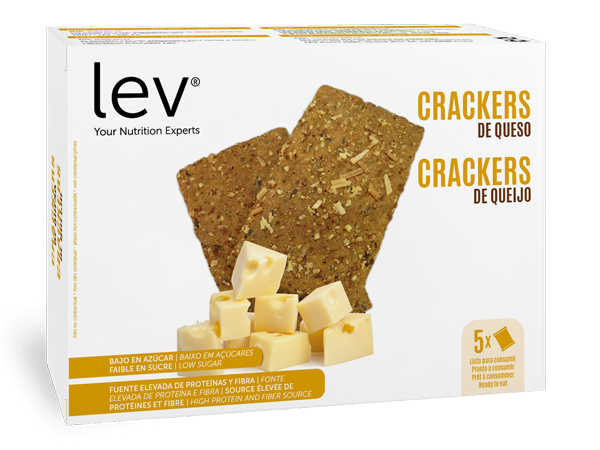 crackers de queso: tostadas proteicas con sabor a queso, una opción proteica y saludable, lista para consumir, apta para dieta